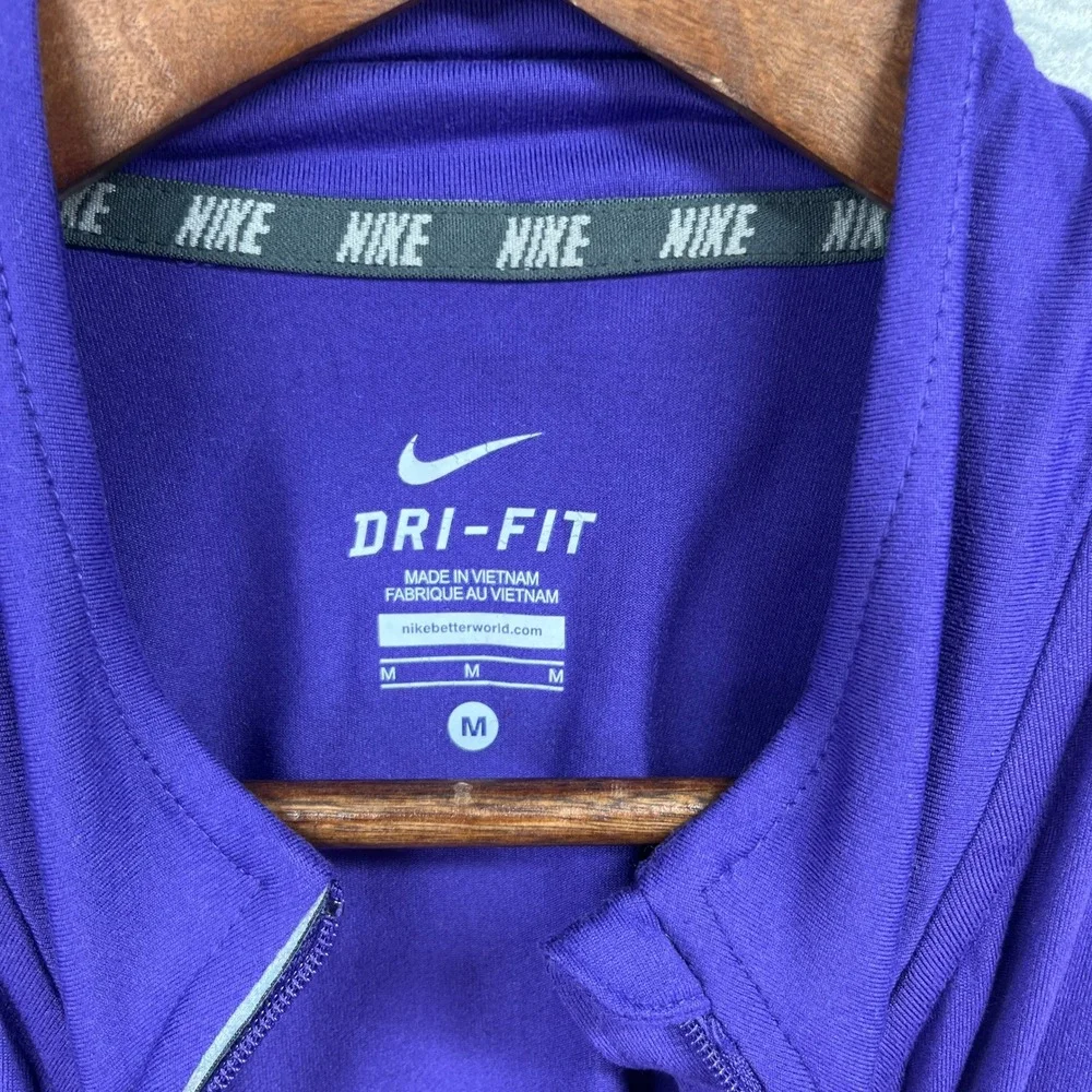 Palmer Chiropractic Nike Pullover Womens Medium Purple 1/2 Zip Element Dri-FIT